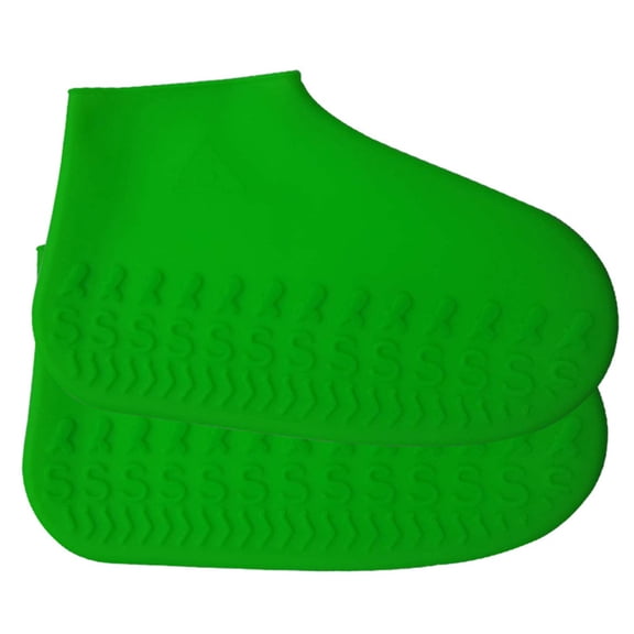 Fundas de silicona impermeables para zapatos de lluvia Unisex al aire libre antideslizantes niños adultos botas de lluvia cubrebotas 1 par Methold JJ25413-15B