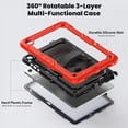 thumbnail image 3 of Funda para Samsung Galaxy Tab A11 Plus de 11 pulgadas (2025) y A9 Plus de 11 pulgadas (2023), resistente, a prueba de golpes, con soporte giratorio de 360° y correa de mano/bandolera., 3 of 9