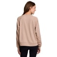 thumbnail image 2 of RBX Active Women's Ultra Lightweight Cotton Blend French Terry Crewneck Pullover with Crochet Trim, 2 of 5
