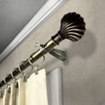 thumbnail image 3 of Clam Curtain Rod 48-84 inch - Antique Brass, 3 of 3