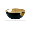 thumbnail image 3 of Meridian Furniture Doma Round Matte Black Metal Coffee Table with Glass Top, 3 of 7