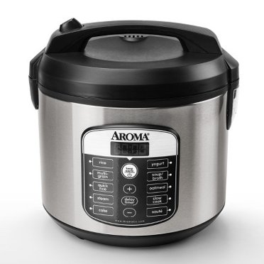 Aroma 6 Quart 1 Lb. Pasta 20 Cup Rice Programmable Cooker - Walmart.com