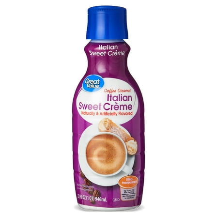 Great Value Italian Sweet Creme Coffee Creamer, 32 fl oz