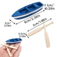 FHKOEGHS 24 X 26 X 8 Cm 7 tlg Mini Wooden Mini Resin Model Boat For fhkoeghs-24-x-26-x-8-cm-7-tlg-mini-wooden-mini-resin-model-boat-for