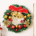 thumbnail image 2 of 7 Patterns Christmas Tree Rattan Christmas Ornaments Christmas Wreath Christmas Wreaths With Shatter-resistant Ball Decorations  Traditional Christmas Theme Wreaths 12-inch, 2 of 6