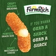 thumbnail image 3 of Farm Rich Breaded Mozzarella Cheese Sticks, High Protein Snack, Frozen, 24 oz, 3 of 11