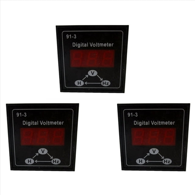 3X 91-3 VoltíMetro Digital para Accesorios de Generador de Gasolina 220V 380V Medidor de Voltaje TrifáSico MonofáSico Herramienta para el Hogar