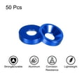 thumbnail image 3 of Uxcell Cone Cup Countersunk Washers Anodized Aluminum Gaskets for Screw RC Dark Blue M3 50 Pcs, 3 of 6