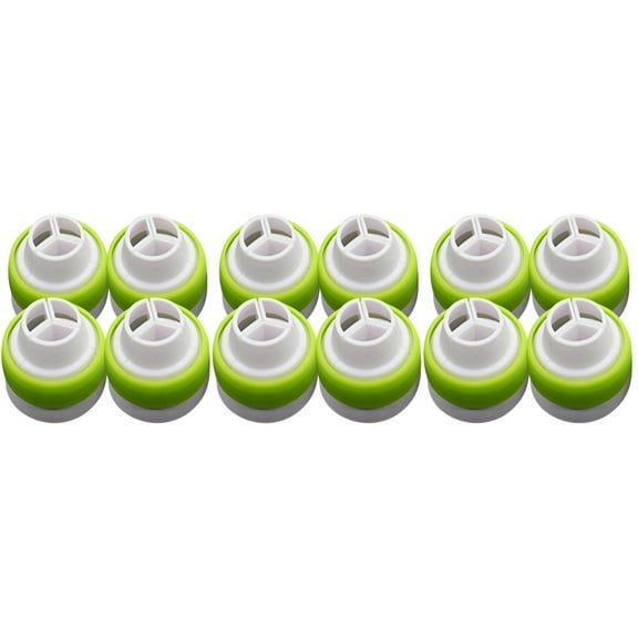 12 Pcs Cupcake Decorations Decorating Piping Tips Coupler Flower Mouth