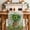 Green Gold Beige, variant on St. Patrick's Day Table Runner - 72 Inch Long Spring Botanical Clovers Coin Green Check Cotton and Linen Blended Dress Scarves Farmhouse Table Runner for Kitchen Dining, Coffee Table, 13" x 72"