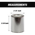 thumbnail image 2 of LAUCO Empty Pint Paint Cans with Lids (6-Pack) – 16oz Metal Paint Cans for DIY, Storage, Craft Projects – Empty Steel Paint Tins with Airtight Lids – Solvent-Resistant, 2 of 7