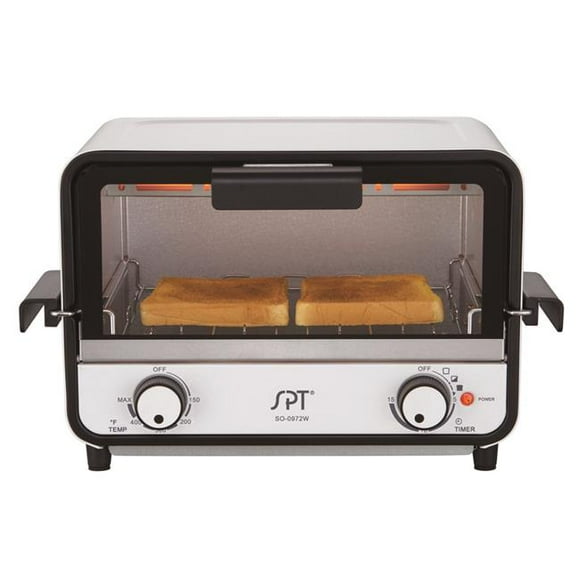 SPT Easy Grasp 2-Slice Countertop Toaster Oven