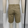 thumbnail image 5 of Enjoytime Casual Shorts for Men Fashion Classic Solid Color Loose Shorts with Pockets for Workout Running Khaki XXL, 5 of 8