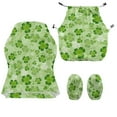 thumbnail image 2 of Xoenoiee Green Shamrock Music Note Print Gaming Chair Covers, St. Patrick's Day Decoration Stretchable Soft Thick Breathable Scratch Resistant Gaming Chair Seat Cover with 2Pcs Armrest Slipcovers, 2 of 7