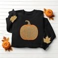 thumbnail image 5 of Enjoytime Women's Sweatshirt Halloween Pumpkin Print Long Sleeve Pullover Top Fall Fashion Lightweight Casual Sweatshirts, 5 of 6