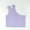 Purple, variant on Nrmvnmi Girl's Cotton Tank Top Solid Color Sleeveless One-shoulder Crop Tank Top Dance Top Summer Casual Camisole For 2-8 Years
