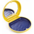 thumbnail image 1 of GHSDFBB Orthodontic Retainer Case with Mirror Mouthguard Container, Denture Case Retainer Holder Denture Holder Case Small with Magnetic Closure and Silicone Textured Liner-Yellow, 1 of 7