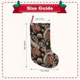 thumbnail image 3 of KLL Paisley6 for 18" Christmas Stocking Snowman Xmas Stocking Holiday Christmas Decoration Gifts for Family Kids, 3 of 8