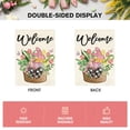 thumbnail image 6 of Double Sided 12x18 Inch Easter Garden Flag, Tulip Bunny Eggs Welcome Holiday Yard Flag for Outside Outdoor Decor, 6 of 7