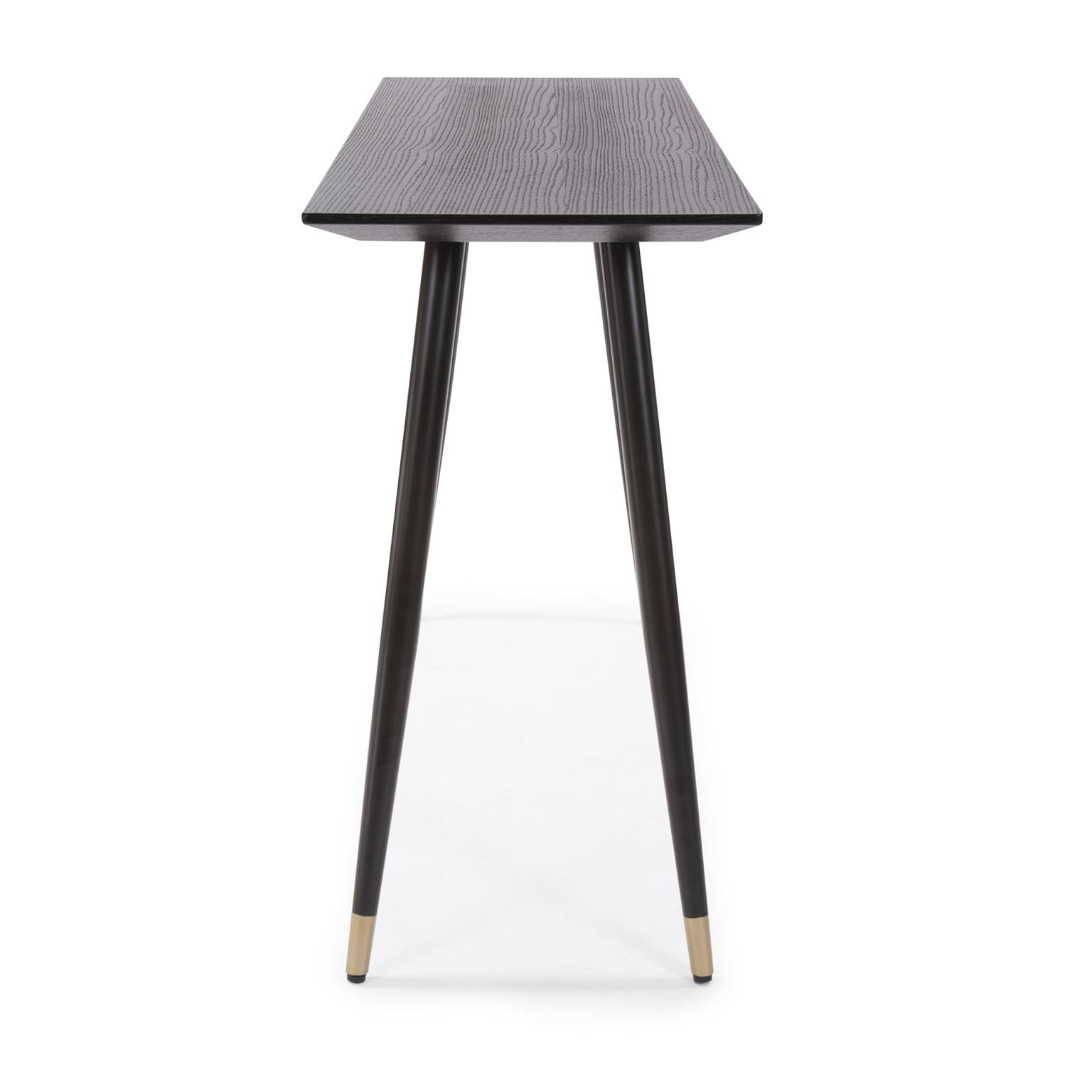 Tyler Dillon Black Ash Rectangular Console & Accent Table - 47W x 16D x 30H