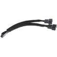 thumbnail image 1 of 15 Cm 4 piezas Y Separador PC De La Computadora Cable De Alimentación Del Ventilador 1 A 2 Funda Negro, 1 of 7