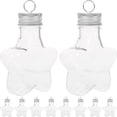 thumbnail image 3 of 10 botellas de los deseos vacías y rellenables, decorativas, colgantes, de colores, con forma de estrella para manualidades., 3 of 8
