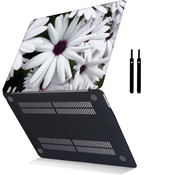 Hard Protective Shell Case Cover for MacBook Air 13 inchs 2022/2021/2020/2019/2018 A2337 m1/A2179/A1932 Cable Tie, Purple series 0322
