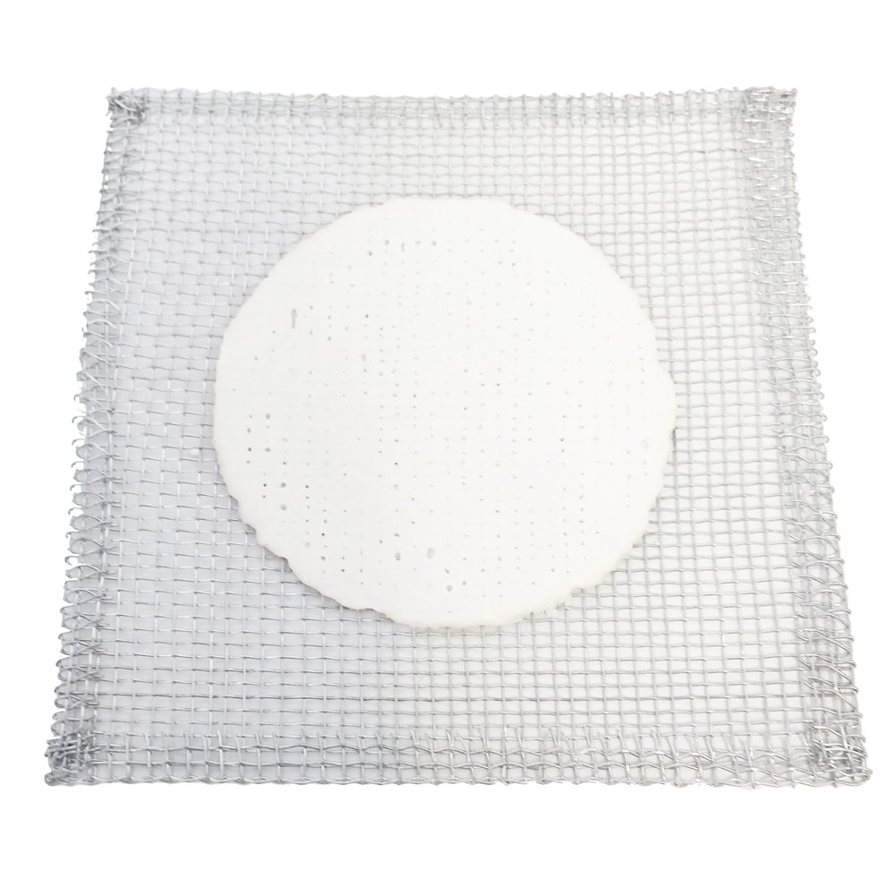 Wire Gauze Square with a Ceramic Center, 6 in. by 6 in., Pack of 10