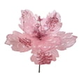thumbnail image 1 of Flor de Pascua navideña, arreglo floral reutilizable de flores de sintética, flor artificial para año Nuevo, adorno navideño festivo., 1 of 8