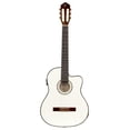 thumbnail image 2 of Ortega Family Series Pro RCE145WH Thinline Acoustic Electric Nylon Guitar White, 2 of 5