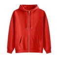 thumbnail image 7 of AnuYalue Womens Zip Up Hoodies Trendy Casual Long Sleeve Zipper Sweatshirts Fall Winter Track Jackets with Pockets, 7 of 7