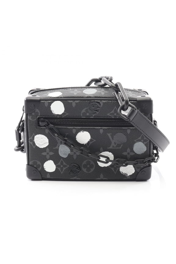 Pre-Owned Louis Vuitton LV x YK Mini Soft Trunk Monogram Eclipse Shoulder Bag in... (Good)