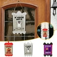 thumbnail image 6 of Zatoumnr New Halloween Door Tag Hanger Party Decoration Ghost Festival Home Decoration Wooden Crafts Fall Holiday Party Supplies Decor, 6 of 6