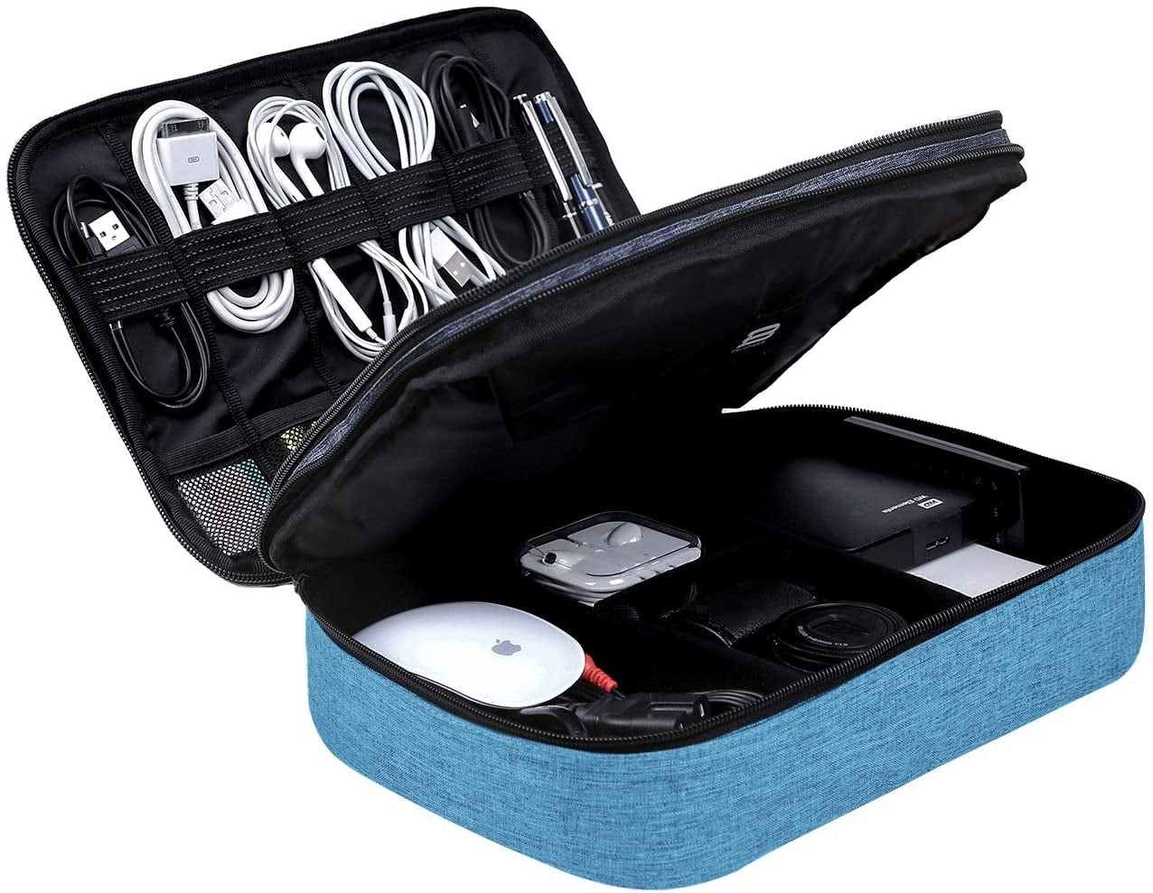 BAGSMART Large Travel Case Cable Organizer for Electronic Laptop
