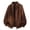 Coffee, variant on Men's Cable Knit Stand Collar Full Zip Sweater Jacket Solid Outerwear