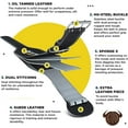 thumbnail image 2 of RDX Ceinture de Musculation de 6 Pouces, Noire, 2X-grande, 2 of 7