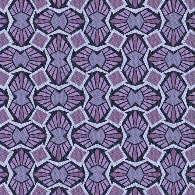 Ahgly Company Machine Washable Indoor Square Transitional Purple Mimosa Purple Area Rugs, 4' Square