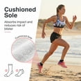 thumbnail image 5 of COOPLUS Womens Athletic Socks 12 Pairs (6 Ankle + 6 Crew), Soft Cushioned Moisture-Wicking Casual Socks, 5 of 9