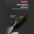 thumbnail image 4 of HABOTEST HT89 Voltage Tester AC 12~300V Non-contact Voltage Detector for Live/Null Wire with Flashlight LCD Display Breakpoint Finder with Sound and Light Alarm, 4 of 8