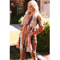 thumbnail image 4 of ABPHQTO Vestido babydoll de manga larga con bloque de color a rayas florales para mujer, 4 of 5