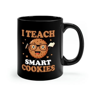 I Teach Smart Cookies Teacher Appreciation Ceramic Two-tone Coffee Mugs,  15oz 