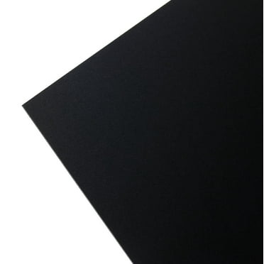 ONE- BLACK KYDEX T PLASTIC SHEET .080" Thick 12" X 12" Nominal