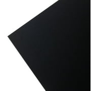 ONE- BLACK KYDEX T PLASTIC SHEET .080" Thick 12" X 12" Nominal