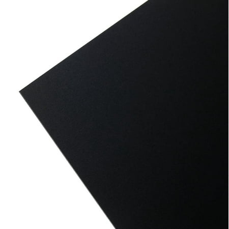 ONE- BLACK KYDEX T PLASTIC SHEET .080" Thick 12" X 12" Nominal