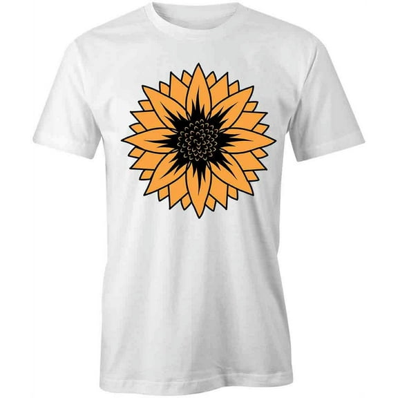 Sunflower T-Shirt | Pretty Flowers White Tee Gift