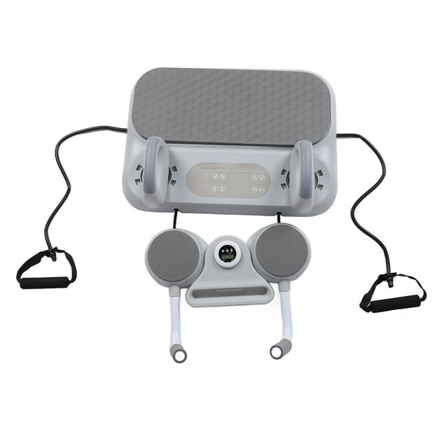 Multifunctional Fitness Board, Muscle Training Multifunctional Exercise Board Portable for Home Gray,Black