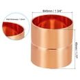 thumbnail image 2 of Unique Bargains 1-3/4 Inch ID Copper Coupling Fittings, Rolled Tube Stop Straight Pipe Fitting Welding Joint for HVAC, 2 of 5