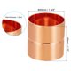 thumbnail image 2 of Accesorios de acoplamiento de cobre Uxcell de 1-3/4 pulgadas ID, accesorio de tubería recta de soldadura para HVAC, 2 of 5
