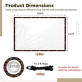thumbnail image 5 of 6.6 x 9.8 ft Waterproof Chicken Coop Cover, Winter Insulation Wind Shield with Rope and Elastic Cords, Clear PE Protective Sheet for Poultry Runs, Garden Areas, Quick Setup, 5 of 6