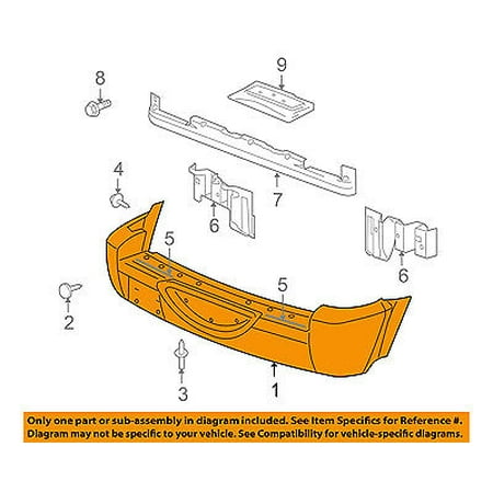 - Jeep CHRYSLER OEM 2007 Liberty Rear Bumper-Cover 5GE72CD7AD
